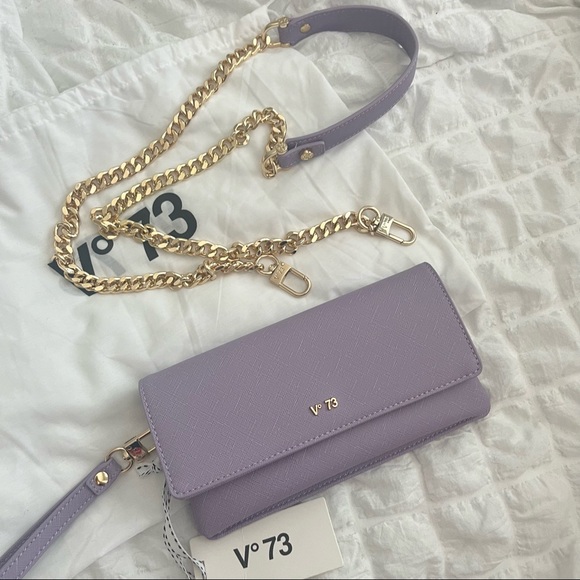 V73 Lilac crossbody bag BRAND NEW - Picture 3 of 4